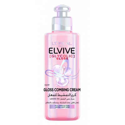 LOREAL ELVIVE GLYCOLIC GLOSS PUSH PULL COMBING CREAM 200 ML